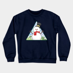 Happy Snowman Crewneck Sweatshirt